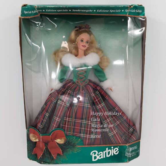 Happy Holidays Gala Special Edition Vintage 1995 Barbie Mattel 15816 Doll - NRFB